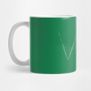 ViktoriousFlutes White Horizontal Logo Mug